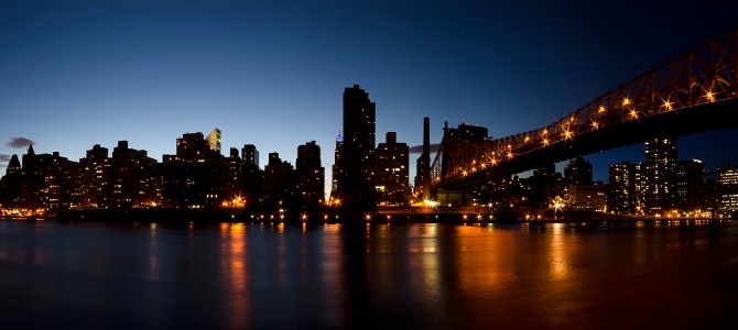 Queensboro bridge at night new york u s Queensboro bridge at night new york u s